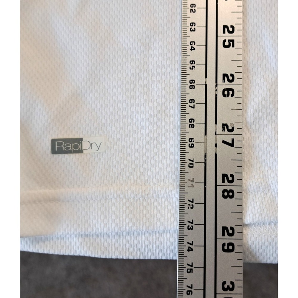 Emerge RapiDry Long Sleeve Shirt Men's XL White Athletic Stirpes on Sleeve‎ - Picture 8 of 9